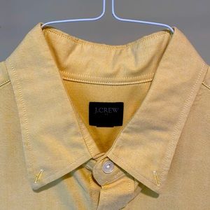J. Crew Flex Yellow Button-Down Shirt